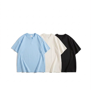 เสื้อยืดไหมพรมโอเวอร์ไซส์ผู้ชาย ผ้าฝ้ายออร์แกนิค 100% ไซส์ใหญ่ ดีไซน์เรียบง่าย แขนยาว เป็นมิตรกับสิ่งแวดล้อม โลโก้ด้านหน้า - Product Image 4