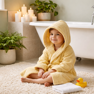 Albornoz Suave con Capucha para Bebé, Absorbente, 100% Algodón, Toalla Infantil, Envoltura para Baño, Cómodo Regalo para el Hogar, Uso en el Baño, OEKO-TEX - Product Image 1