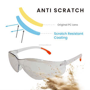 SA1926 lunettes de sécurité anti-buée transparentes sans monture - Product Image 2