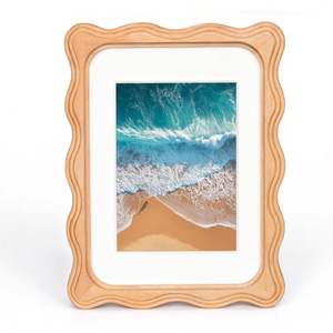 Unfinished Solid Pine Wood <b>Picture</b> <b>Frames</b> DIY Painting Project <b>Square</b> Creative Photo Simple Hang Wall Stand for Arts - Product Image 3
