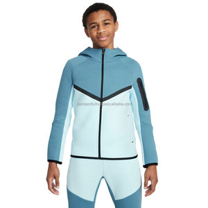 Sweat à capuche zippé pour enfants en coton 100% sur mesure, sweat à capuche d'hiver écologique pour enfants, garçons et filles, sweat à capuche zippé pour enfants - Product Image 4