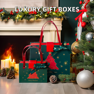 Custom Eco-Friendly Handmade Luxury <b>Christmas</b> Gift <b>Box</b> Hot Sale Paper <b>Box</b> Gold Foil Stamping Embossing Magnetic Closure Holiday - Product Image 6