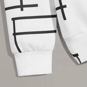 Sudaderas con capucha de lana con logotipo personalizado para fabricantes, sudaderas de sublimación modernas para hombre, sudaderas de cuello redondo en blanco para invierno, sudaderas de sublimación para hombre - Product Image 4