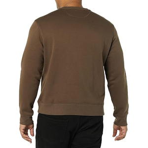 Sweat-shirt texturé en tricot slub pour homme, en fil Nep melé, molleton French Terry, épaules tombantes, coupe oversize streetwear, ourlet brut, coupe carrée - Product Image 5