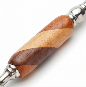 Wooden Handle Stainless Steel <b>Cheese</b> <b>Knives</b> <b>Set</b> Elegant Kitchenware Flatware Dessert Serving Perfect For Weddings And Dining - Product Image 2
