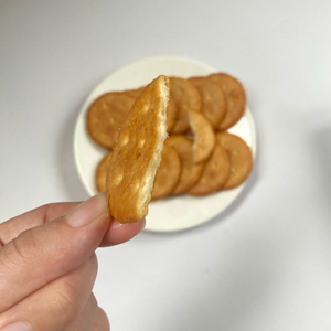 Gourment Baked Coconut Crackers Crispy Sweet 160g Round Snack Export Standards VieTNAM Factory Direct - Product Image 5