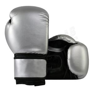 Gants de boxe d'arts martiaux d'entraînement de combat de mode en cuir de vachette brillant gagnant professionnel avec logo personnalisé - Product Image 4