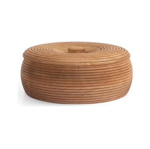 Wooden Chapati <b>Box</b> Elegant Bread Service Organizer Created for Efficient Mealtime Coordination and <b>Decorative</b> Enhancement - Product Image 4