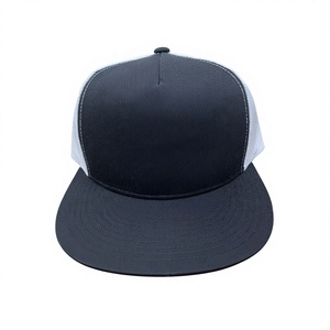 Casquettes de camionneur à visière plate style 6006 multicolores, maille, couleur personnalisée pour marque promotionnelle ou uniforme, casquettes de sport pour adultes, logo personnalisé - Product Image 1