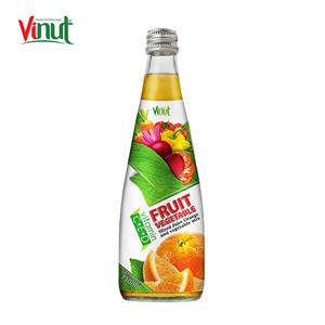 Bebida de jugo NFC saborizada con mezcla de vegetales y guanábana naranja, en lata de 290ml/330ml, mezcla de cítricos, puré, muestra gratuita, exportación de bebidas - Product Image 1
