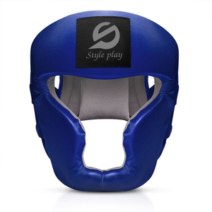 High Quality Genuine Leather Boxing <b>Head</b> Guard MMA <b>Training</b> <b>Head</b> Safety Taekwondo <b>Head</b> Guards For Adults - Product Image 2