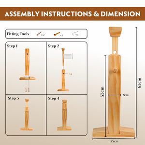 Soporte de Madera para <span class=keywords><strong>Trataka</strong></span>, Portavelas para Yoga y Meditación, Soporte de Madera Natural Hecho a Mano - Product Image 5