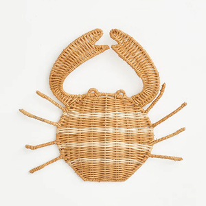 Décoration murale artisanale en rotin en forme de homard, art mural animalier côtier, décoration murale nautique, homard en fibre naturelle, accent décoratif pour la maison - Product Image 6