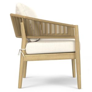 Set di 2 sedie da conversazione per esterni Bayshore Natural - Product Image 2