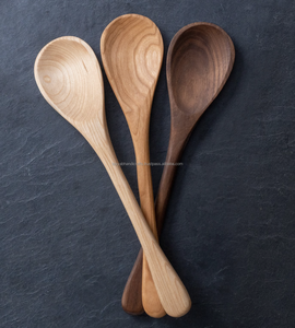 Cuillère en bois personnalisée de qualité supérieure pour manger Cuillères en bois faites à la main Cuillères en bois naturel pour soupe Café Salade - Product Image 3