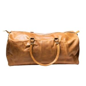 Sacs de voyage décontractés en cuir véritable embossé sur mesure OEM, fabriqués à la main au Pakistan, RIMZA INDUSTRIES LDB-RI-005, fermeture à glissière - Product Image 6