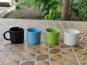 Green <b>Ceramic</b> Coffee <b>Mug</b> Solid Color Minimalist Design Heat Resistant Microwave Safe Dishwasher Safe Home Use - Product Image 3