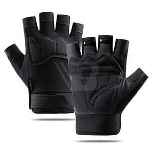 Gants de sport d'été unisexes pour activités de plein air, demi-doigts, respirants en polyester, pour le cyclisme, avec protection solaire et antidérapants - Product Image 3