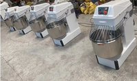 Mélangeur Spirale Commercial 50L pour Boulangerie, 20kg, en Acier Inoxydable 304, Puissance 2000-3000W