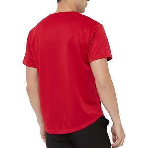 2026 Men's Baseball Jersey Breathable <b>Polyester</b> Plain Button <b>Shirts</b> Plus Size Short Team Sports Uniforms for Sublimation - Product Image 2