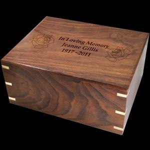 Urnas funerarias de madera perfectas para cremación, al por mayor, en 4 tamaños, medianas para adultos, contenedor para cenizas conmemorativas. - Product Image 1