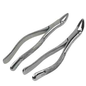 Pinzas de Extracción Dental de 6 Pulgadas (15.2 cm), Instrumento Quirúrgico Manual para Fragmentos de Raíces Pequeñas, Bicuspides Superiores e Inferiores, y Dientes Deciduos - Product Image 1