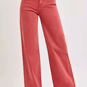 Pantalones Vaqueros Holgados de Cintura Alta con Pierna Recta y Elástica, Estilo Casual, Personalizados, Streetwear, Hip Hop, para Mujer - Product Image 5