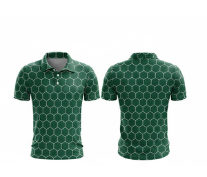 เสื้อโปโล OEM แบบกำหนดเอง พิมพ์ลายทั้งตัว ผ้าแห้งเร็ว ทนทาน ตะเข็บแข็งแรง สำหรับผู้ชาย ผู้หญิง และเยาวชน แห้งไว เหมาะสำหรับกิจกรรมแอคทีฟ - Product Image 1