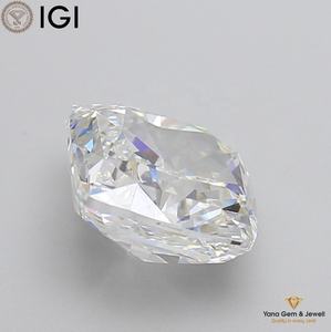 Diamant de laboratoire CVD de 4,01 carats, couleur F, clarté VVS2, avec certificat IGI, taille carrée coussin, pour la création de bijoux de luxe - Product Image 6