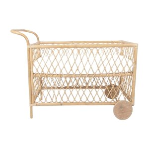 Lit bébé portable en rotin, mobilier pour tout-petits, chambre d'enfant, prix de gros, vente directe usine, haute qualité, promotion, chambre de bébé pas chère - Product Image 3