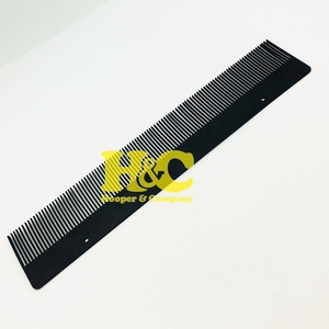 HOOPER and COMPANY HAC-HAWS-8 Nuevo Soporte para Pelucas de Acero Inoxidable Negro Mate Resistente y Duradero con Logotipo Personalizado - Product Image 1