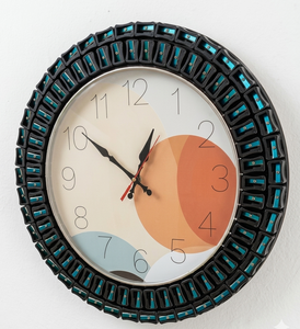 Round Handmade Decorative <b>Wall</b> <b>Clock</b> Creative Pencil Sharpener Style Home Decor - Product Image 5
