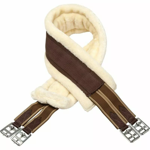 Sangle équestre en polaire pour cheval, avec ferrures durables, 28-50 pouces, la meilleure sangle pour cheval, assure un look élégant, fabriquée en Inde - Product Image 3