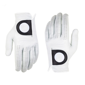 Guantes de golf profesionales de primera calidad para mano derecha e izquierda, transpirables, de material suave, con logo y color personalizados. - Product Image 2
