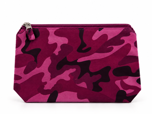 Purple Camo Cosmetic Bag Zipper Makeup Pouch Toiletry Case <b>Travel</b> <b>Organizer</b> - Product Image 2