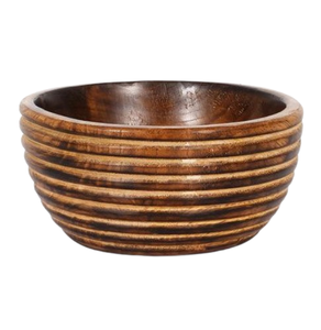 Bol à fruits minimaliste en bois d'olivier et de mangue, écologique, pour camping, fruits, noix, bonbons, apéritifs et collations - Product Image 5