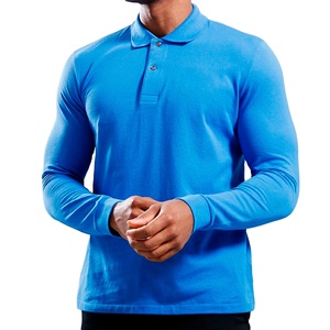 Camisetas de Manga Larga para Hombre, Estilo Nuevo, Transpirables, Casuales, con Logotipo Frontal, 100% Algodón, Diseño con Botones, Cómodas, de BD - Product Image 2