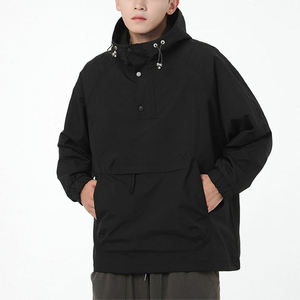 Reasonable Price Custom <b>Lightweight</b> Windbreaker <b>Jacket</b> For Men <b>Summer</b> Rainproof Windbreaker Plus Size Hooded Hot Sale - Product Image 6