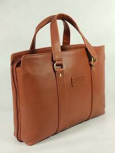 Premium Unisex Laptop Tote <b>Bag</b> | Professional Office Shoulder Handbag | Business <b>Work</b> <b>Bag</b> Lightweight Zipper Closure Long Strap - Product Image 2