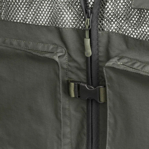 Chaleco de pesca de malla para hombre adulto, chaleco de malla ligero sin mangas con cremallera y cuatro bolsillos para verano y actividades al aire libre - Product Image 3