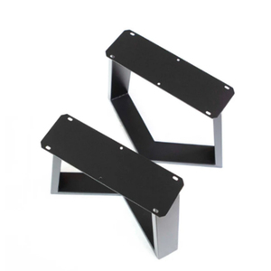 <b>Console</b> Table legs 86cm tall 31cm wide 1 Pair Counter Height Diamond Shape Metal <b>Black</b> Table Legs - Product Image 4