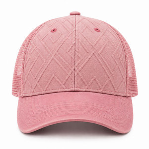 Casual Breathable <b>Flat</b> Brim Summer Performance Outdoor Cap Lightweight Polyester Snapback Custom High Quality Mesh Trucker <b>Hat</b> - Product Image 1