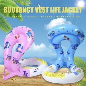 Gilet de sauvetage gonflable moyen pour enfants – Anneau de natation flottant réglable pour tout-petits et enfants - Product Image 3
