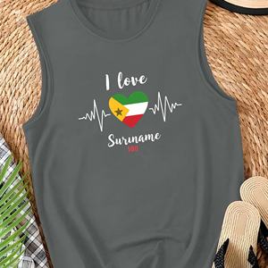 เสื้อกั๊กลำลองผู้หญิงลายหัวใจ suriname - Product Image 1