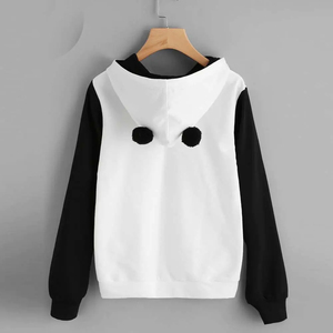 Vente en gros de sweats à capuche pour femmes en coton polaire respirant avec logo personnalisé PUFFIN SPORTS, fabriqués par un service professionnel au Pakistan - Product Image 3