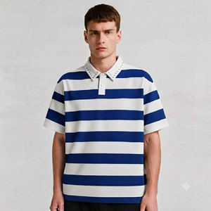T-shirt Homme Vintage Oversize en Coton Épais 250 g/m² avec Logo Imprimé Personnalisé, Effet Délavé et Vieilli - Product Image 2