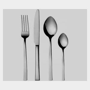 Juego de cubiertos de plata de acero inoxidable con increíble diseño de mango Juego de Cubiertos de aspecto único de lujo para restaurante Boda Hogar - Product Image 4