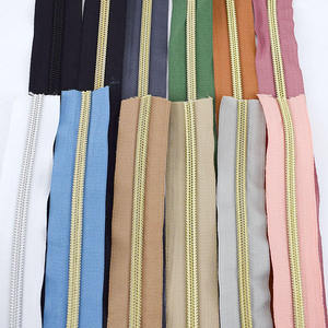 Sewing Accessories Custom <b>Zippers</b> Jackets Coat Zip Roll 5# Coil Nylon <b>Zipper</b> Tape - Product Image 1