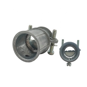 Conector de Acero NM para Conducto, Acoplamiento Combinado de 1/2 Pulgada EMT a 3/8 Pulgadas NM RC38/100 - Product Image 3