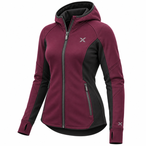 <b>Hoodies</b>, Sweatshirts & Mid-Layers <b>Horse</b> Riding Wear | Maroon Black Six Color Variations | Manufacturer OEM ODM | X Sports City | - Product Image 3